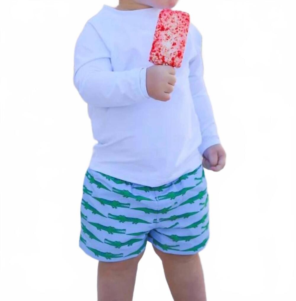 NEW THE BEAUFORT BONNET COMPANY tortola trunks in see ya later alligator